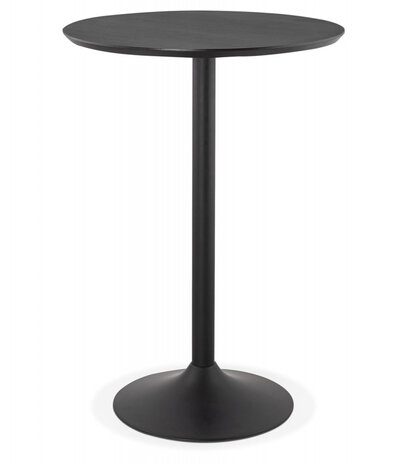 Staantafel / hoge tafel 'OSTERIA' zwart - Ø 90 cm
