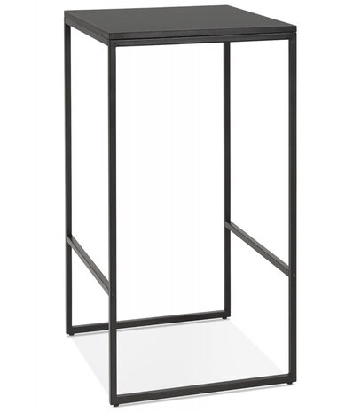 Hoge, zwarte, industriële 'ORTOS' tafel