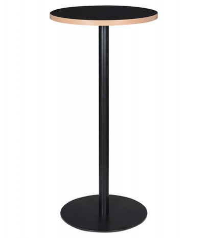 Zwarte ronde statafel 'POLLUX ROUND' - Ø 60 cm