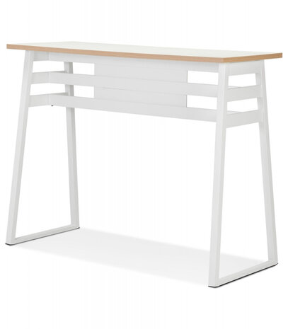 Witte hoge bartafel 'NIKI' - 150x60 cm