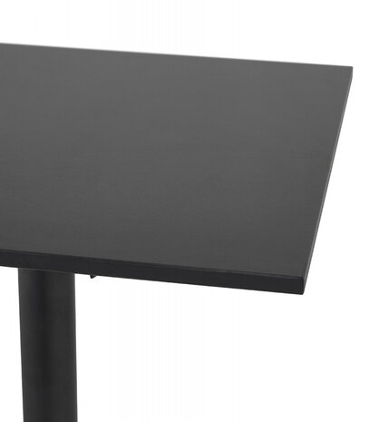 Zwarte vierkante vouwtafel 'PENUMBRA' - 68x68 cm