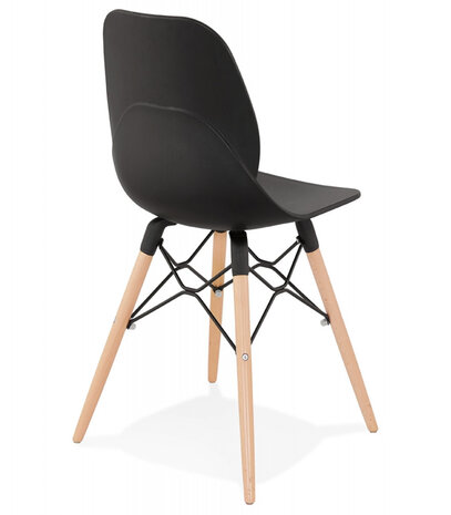 Zwarte moderne Scandinavische stoel 'EPIK'