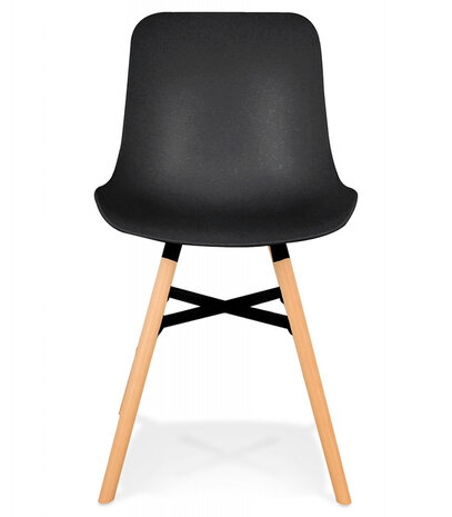 Zwarte design stoel 'GLADYS'