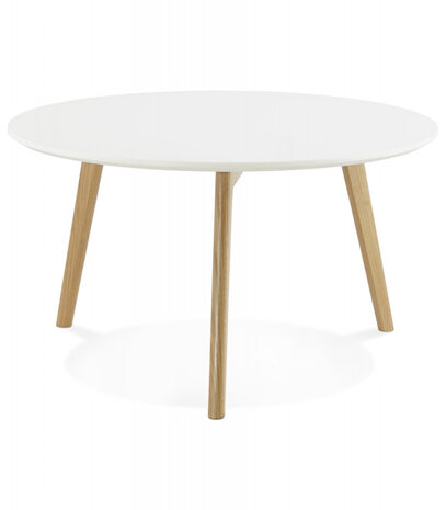 Lage ronde salontafel 'KOFY' Scandinavische stijl