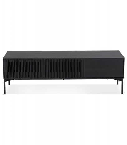 Design tv-meubel 'MOVIE' van zwart hout
