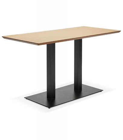 Design tafel / bureau 'ZUMBA' met natuurlijk houten afwerking - 150x70 cm