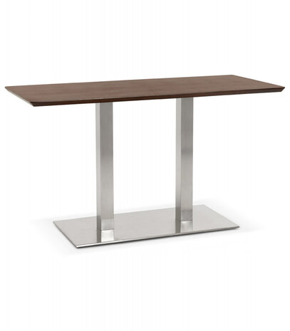 Design tafel / bureau 'MAMBO' met notenhouten afwerking - 150x70 cm