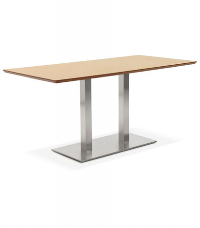 Design tafel / bureau 'MAMBO' met natuurlijk houten afwerking - 180x90 cm