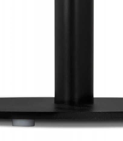 Zwart rond bistrotafeltje 'YOGI' - Ø 60 cm