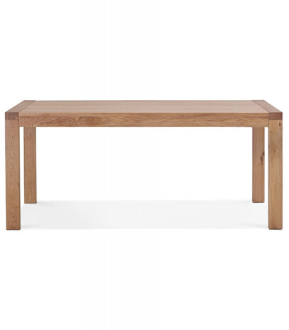 Table de salle à manger extensible 'EXTENSA' en Chêne massif - 200(280)x100 cm