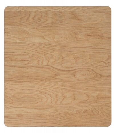Kleine houten eettafel 'GENIUS' met natuurkleurige afwerking - 80x80 cm
