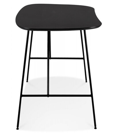 Kleine tafel/bureau 'FIONA' van zwart eikenhout