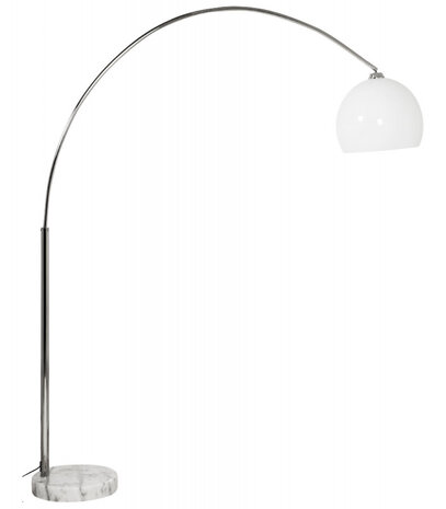 Boogvormige design lamp 'BIG BOW XL' met witte lampenkamp