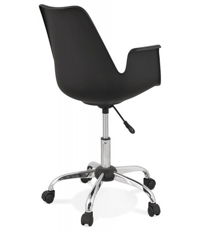 Zwarte design bureaustoel 'TRIP' met armleuningen