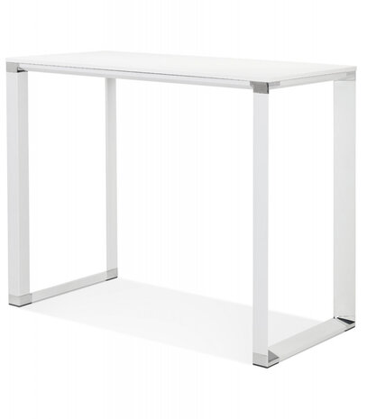 Hoge tafel/bureau van wit hout 'XLINE HIGH TABLE' - 140x70 cm