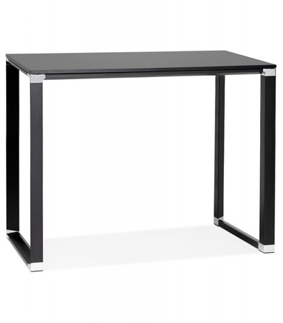 Hoge tafel/bureau van zwart hout 'XLINE HIGH TABLE' - 140x70 cm