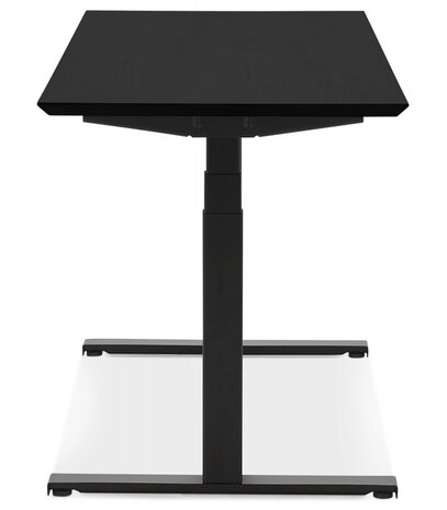 Zwarte elektrische zit/sta-bureau 'BIONIK' - 180x90 cm