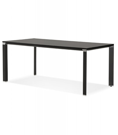 Vergader- / eettafel design ‘XLINE' in zwart hout - 200x100 cm