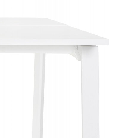 Witte vergadertafel/benchbureau 'AMADEUS SQUARE' - 160x160 cm