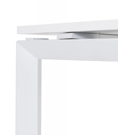 Witte vergadertafel / bench-bureau 'BAKUS SQUARE' - 160x160 cm