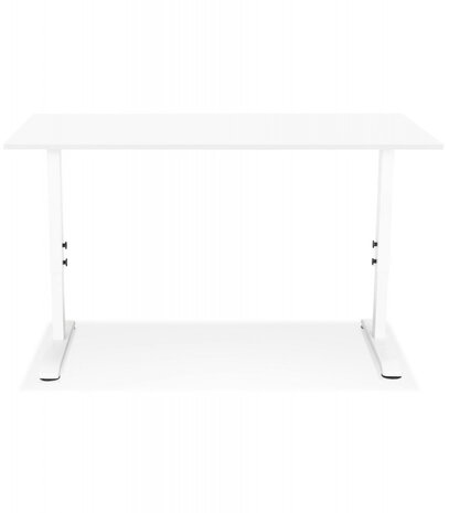 In hoogte verstelbare witte bureau 'OSMOSE' - 160x80 cm
