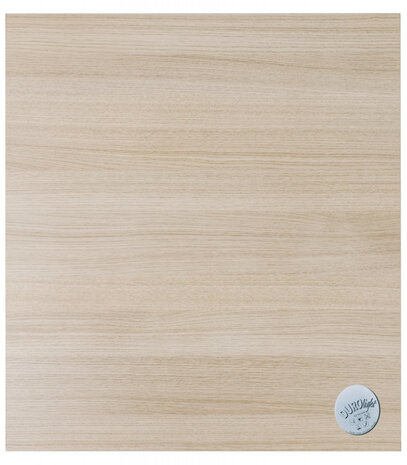 Vierkant tafelblad 'NATO' 68x68cm uit hout. Afgewerkt met naturel hout.