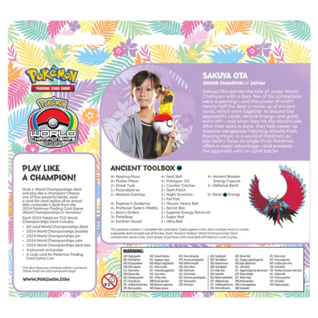 2024 Pokémon World Championship Deck Honolulu, Hawaii - Sakuya Ota