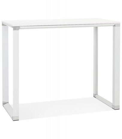 Hoge tafel/bureau van wit hout 'XLINE HIGH TABLE' - 140x70 cm