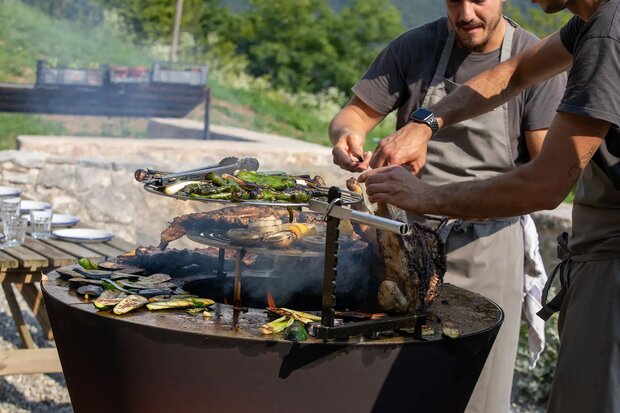 Barbecue Plancha AZALEA 100 Corten